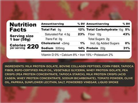 SVRY Barbecue Protein Bar