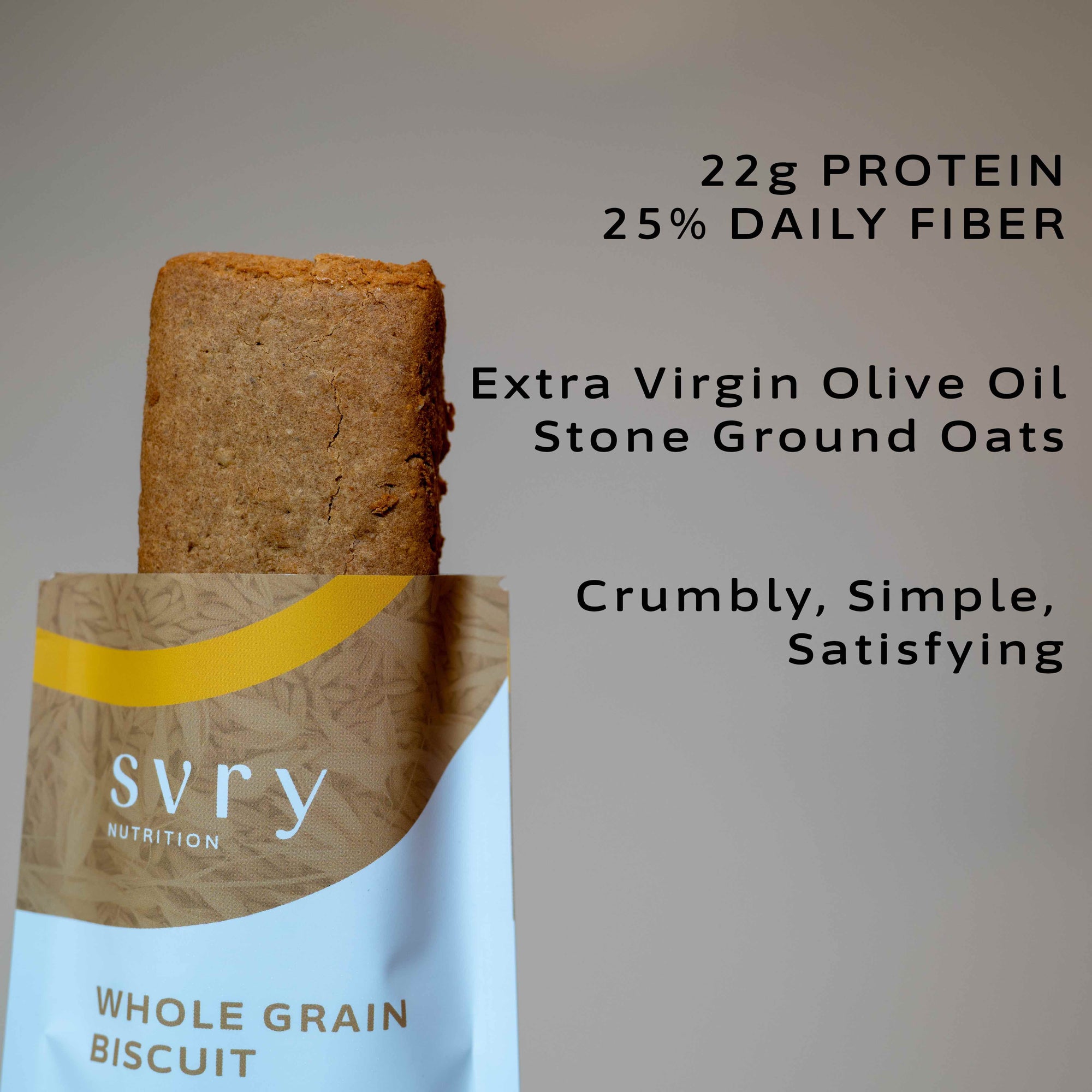 Whole Grain Biscuit Protein Bar