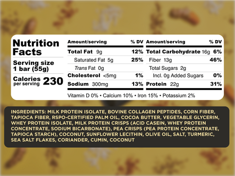 SVRY Coconut Curry Protein Bar