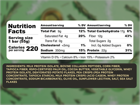 SVRY Rosemary Olive Oil Protein Bar